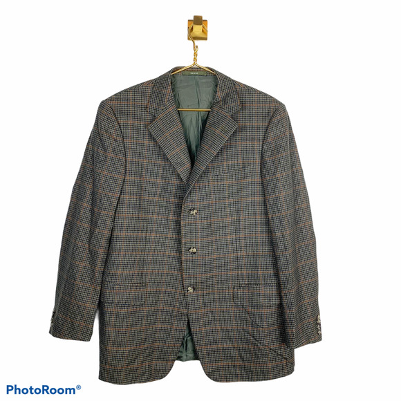Ermenegildo Zegna Other - Ermenegildo Zegna Wool Plaid Blazer Sportscoat